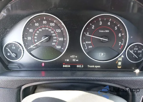 2016 BMW 328I из США, поврежденный, VIN WBA8E9G57GNU27762